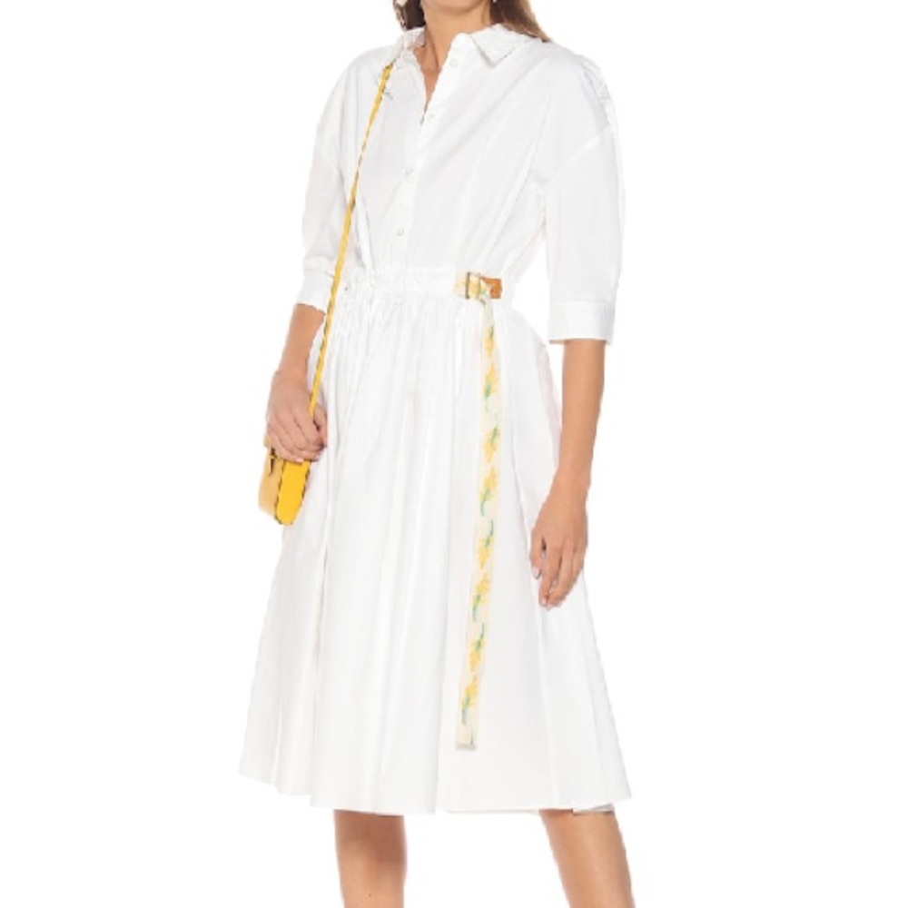 Tory Burch: Belted Cotton Shirt Dress